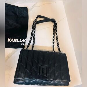 Karl Lagerfeld bag. It comes with dust bag.